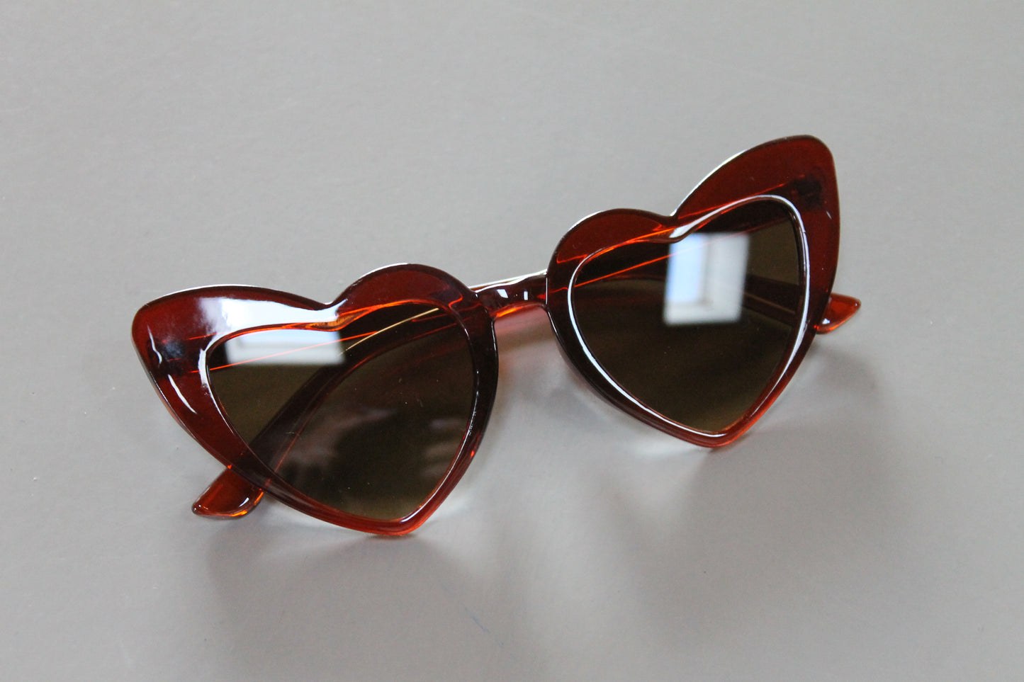 Solbriller - Cat Eye - Red Brown