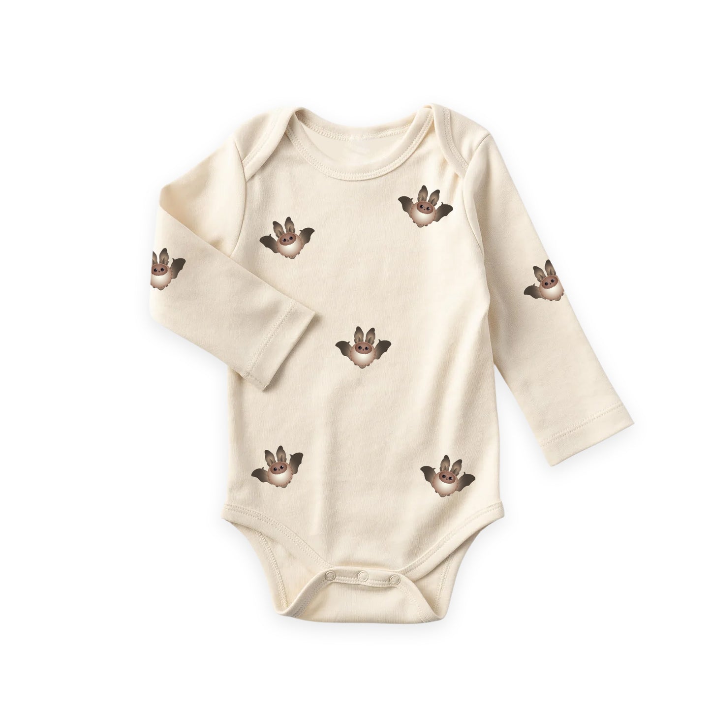 Baby Bats Little Vampire - Boys Long Sleeve Bodysuit