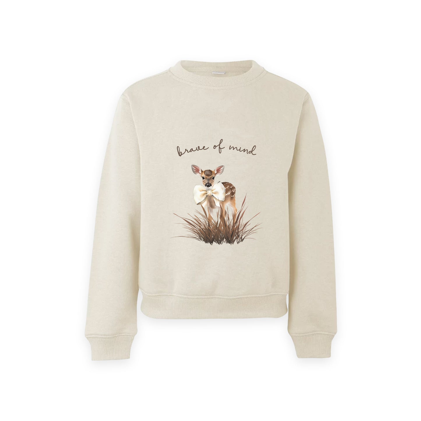 Brave Of Mind - Kids Unisex Crew Neck Sweatshirt