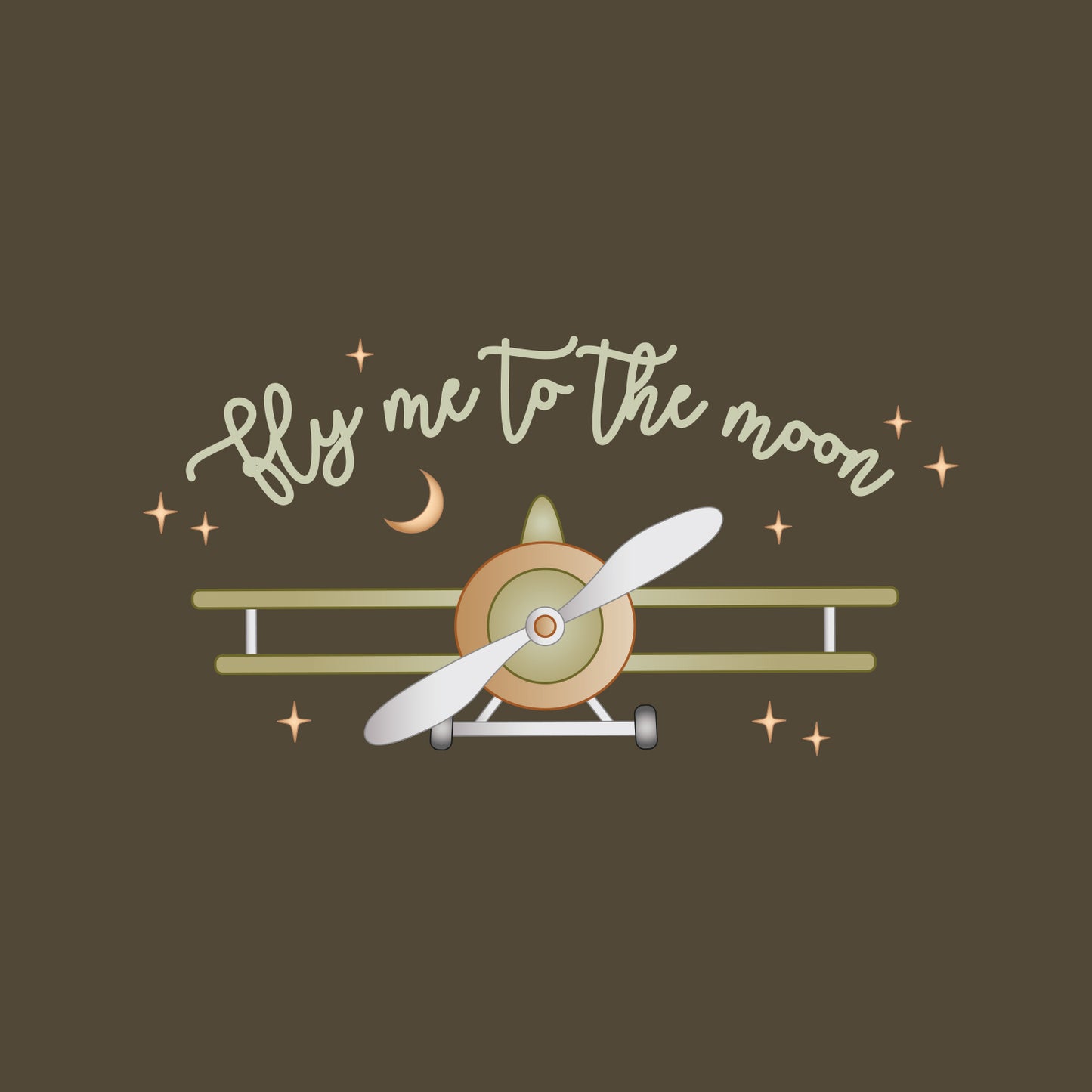 Fly Me To The Moon - Boys Short Sleeve Bodysuit