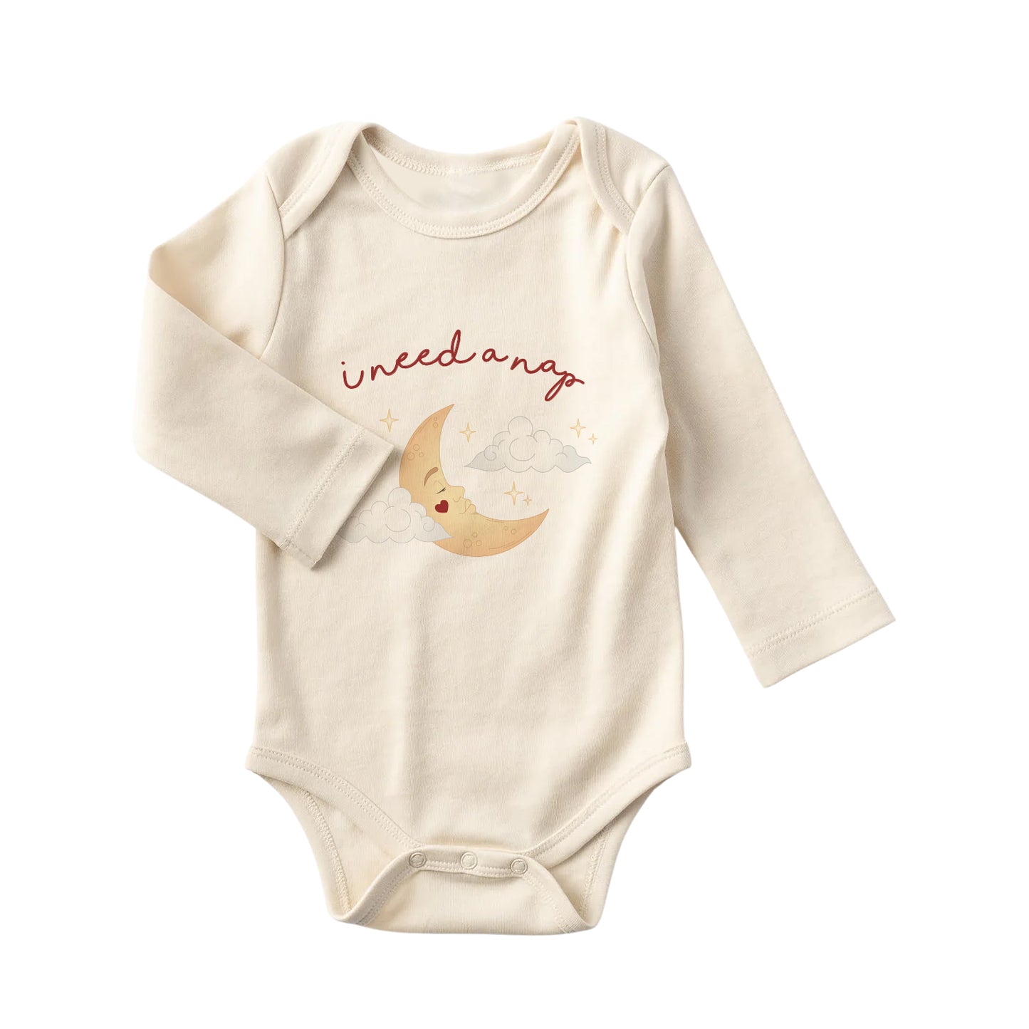 I Need A Nap - Long Sleeve Baby Bodysuit