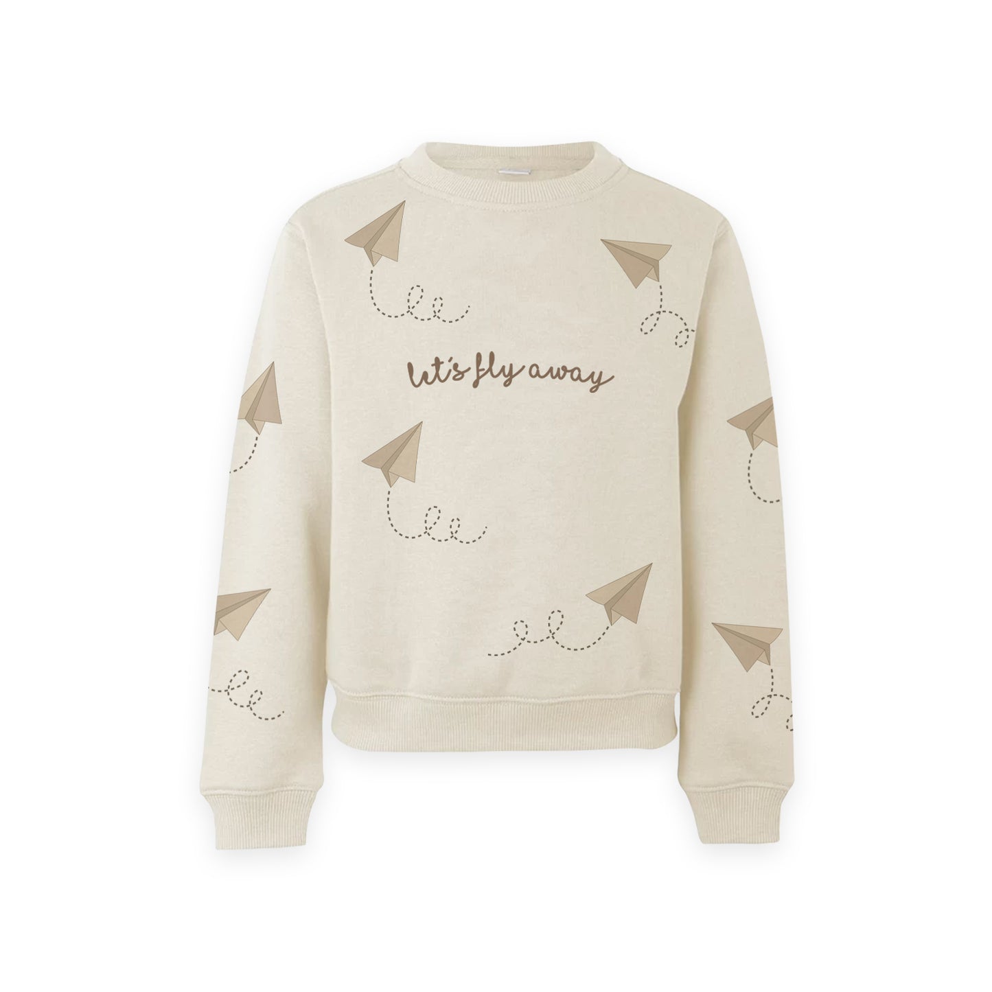 Let´s fly away - Boys crew neck sweatshirt