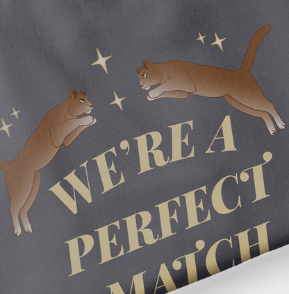 We´re a perfect match - Boys crew neck sweatshirt